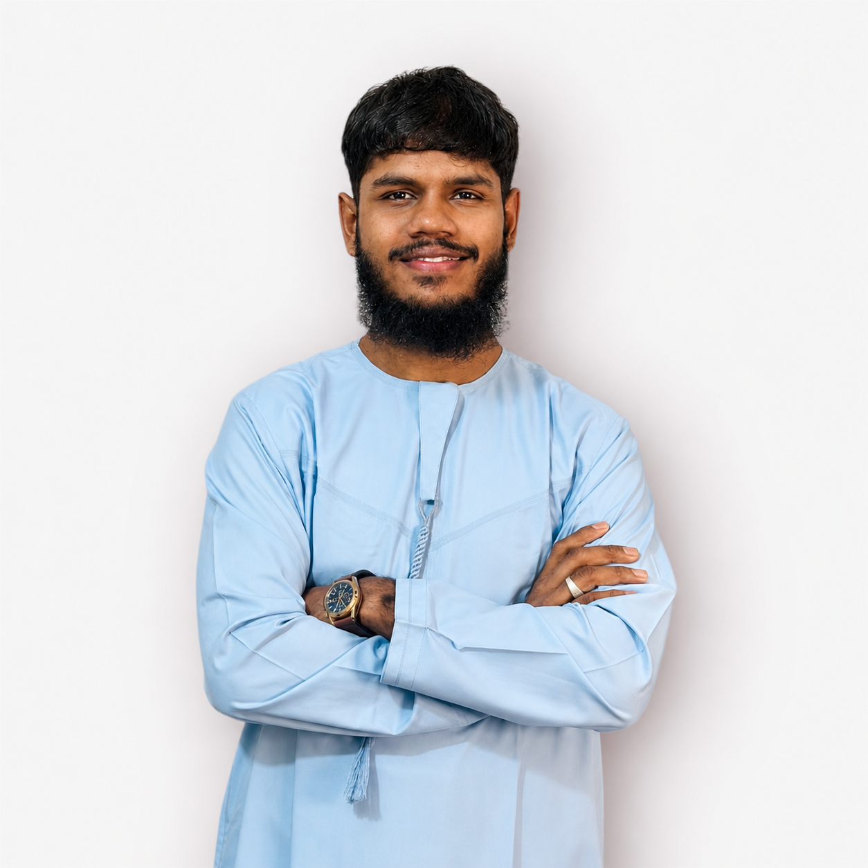 "Sky Blue” Luxury Emirati Thobe