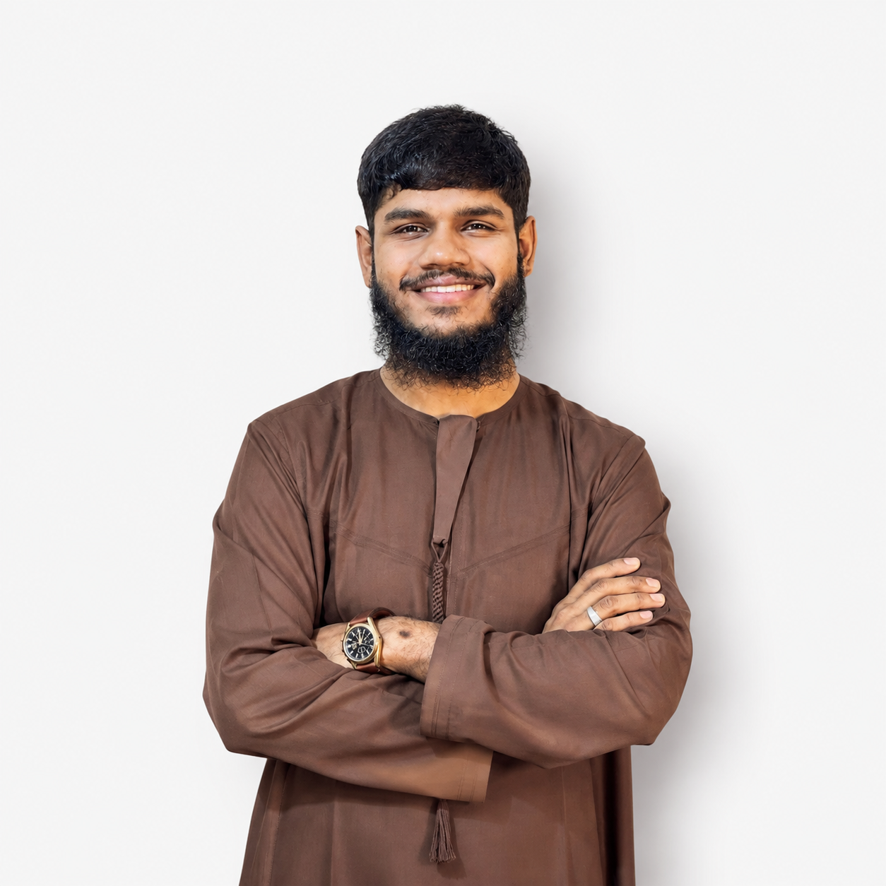 "Chocolate Brown” Luxury Emirati Thobe